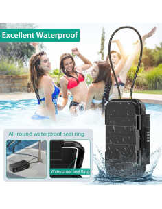 Caja de Seguridad Portátil ORIA, Impermeable, 4 Dígitos, 0.64 kg 2