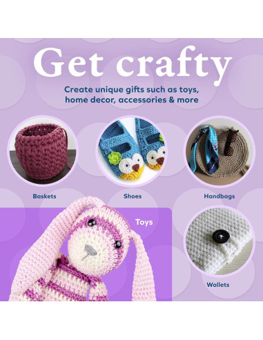 Kit de Ganchillos BeCraftee - 31 Piezas Ergonómicas y Accesorios