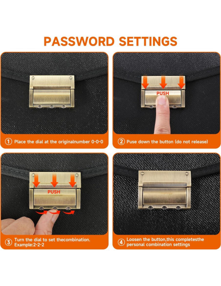 Bolsa de Documentos a Prueba de Fuego Blazetec 36x25cm