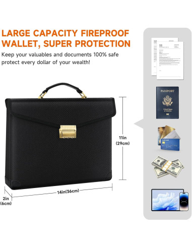 Bolsa de Documentos a Prueba de Fuego Blazetec 36x25cm