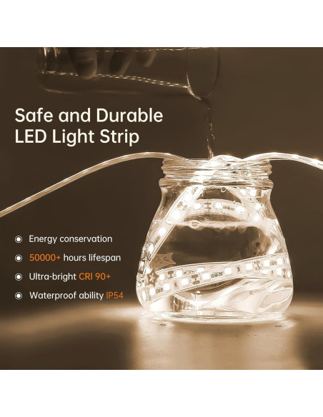 Espejo de baño LED OUMUSU arqueado 91x61cm regulable Espejo de baño LED OUMUSU arqueado 91x61cm regulable