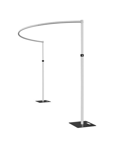 Soporte de Fondo Curvado Hecis 1.83-3.05m Ajustable para Eventos