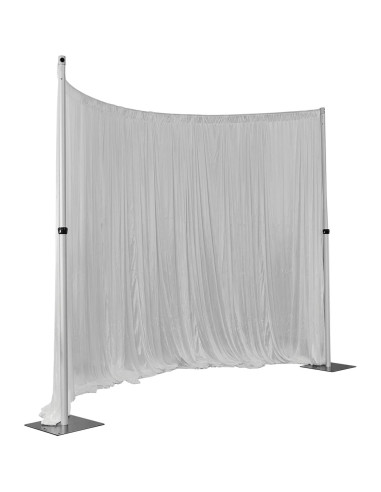 Soporte de Fondo Curvado Hecis 1.83-3.05m Ajustable para Eventos