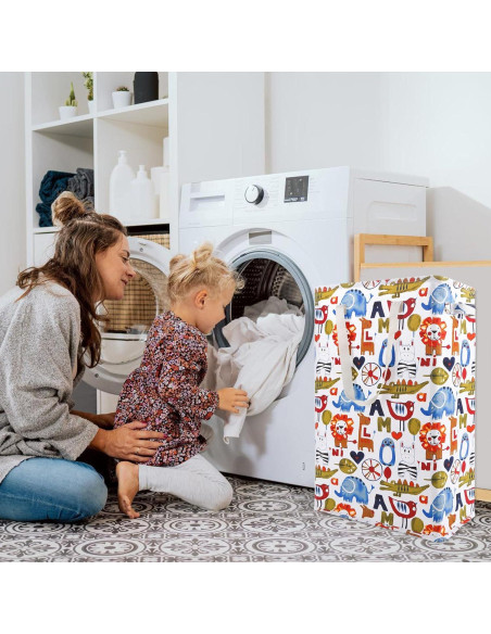 Cesta de Ropa Sucia Plegable Odonata 48L Rectangular Animal