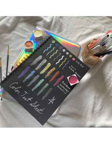 Cuaderno Espiral Negro Unruled 2 Piezas 55 Hojas Papel 70lb