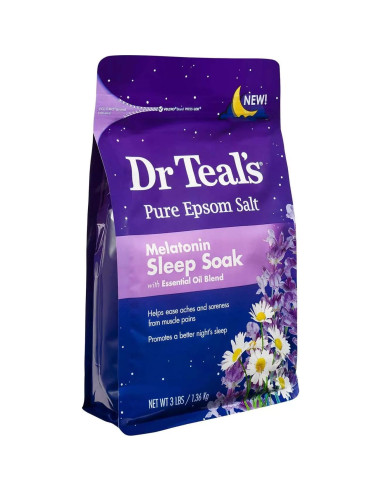 Juego de Baño de Sal Dr Teal's Eucalipto y Melatonina 2x1.36kg