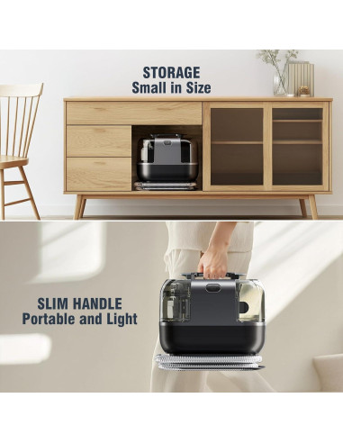 Limpiadora de Alfombras LQHUE 503 500W 18Kpa Portátil