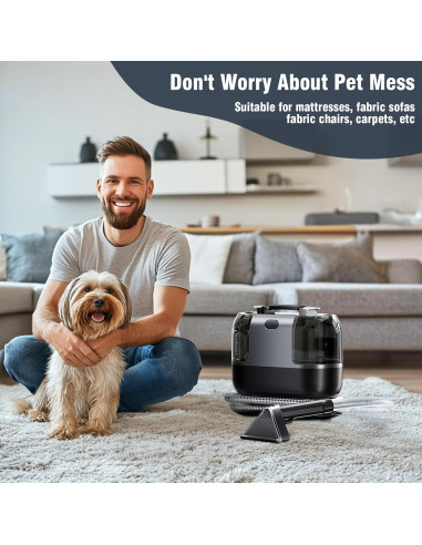 Limpiadora de Alfombras LQHUE 503 500W 18Kpa Portátil