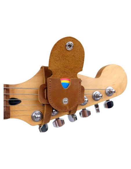 Soporte para Púas de Guitarra Vandaniel - Cuero Premium Universal