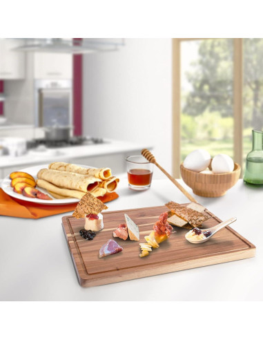 Tabla de Cortar Grande DYTesa de Madera de Acacia 50.8x38.1cm