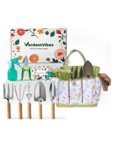 Juego de Herramientas de Jardinería 9 Piezas VerdantVibes