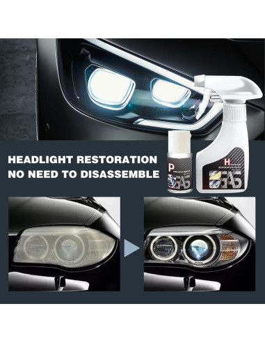 Kit de Restauración de Faros Nmoiat - Limpieza y Pulido