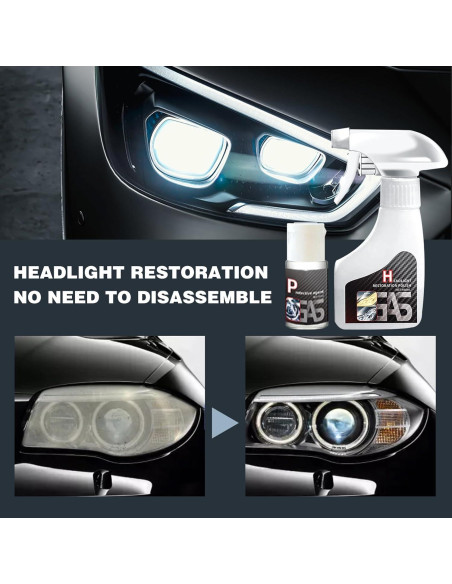 Kit de Restauración de Faros Nmoiat - Limpieza y Pulido Kit de Restauración de Faros Nmoiat - Limpieza y Pulido