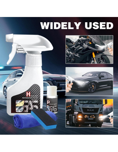 Kit de Restauración de Faros Nmoiat - Limpieza y Pulido