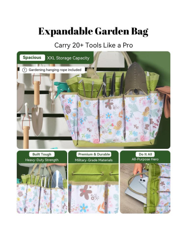 Juego de Herramientas de Jardinería 9 Piezas VerdantVibes