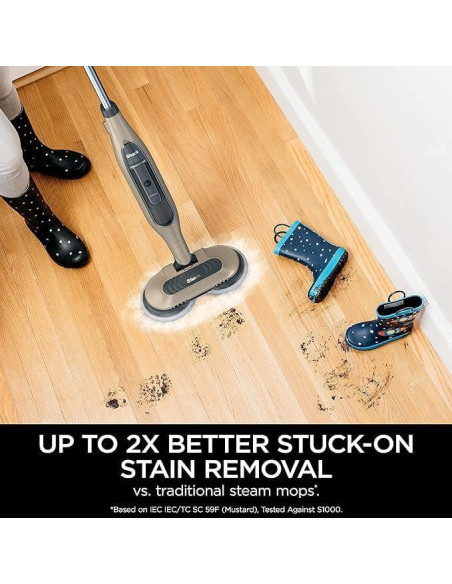 Mopa de Vapor Shark S7001 3 Modos, 4 Almohadillas Lavables