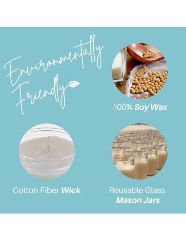 Vela de Soja Nika's Home Muffin de Arándano 12oz - No Tóxica