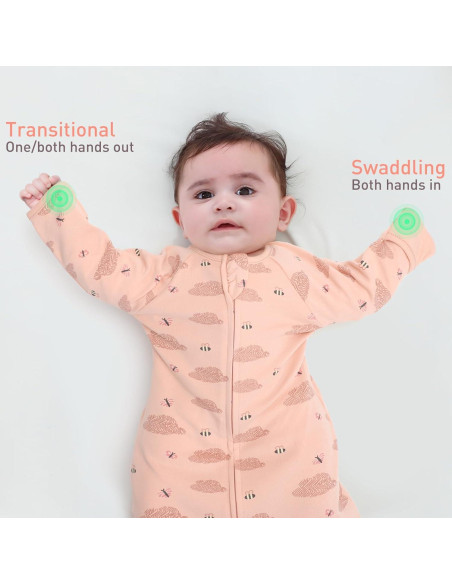 Saco de Dormir Transicional Bebé AMRCBB 1.5 Tog 2 Piezas