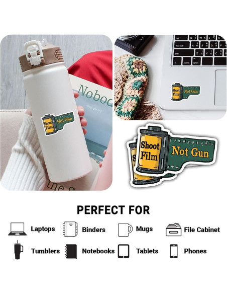 Calcomanías de Seguridad Piratify 3 Pcs Impermeables UV