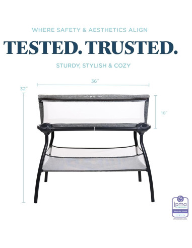 Cuna Lateral Baby Delight Junto a Mí Nova Portátil 7.26 kg