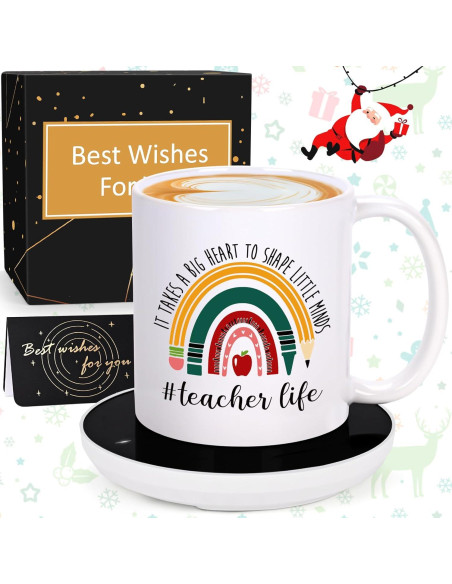 Calentador de Tazas de Café LiqCool con Taza 11 Oz Blanca