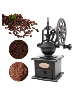 Molino de Café Manual LITAITAI de Madera y Hierro Fundido