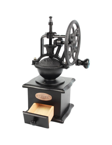 Molino de Café Manual LITAITAI de Madera y Hierro Fundido