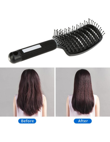 2 Cepillos Desenredantes Curvados Eyxformula para Cabello Húmedo