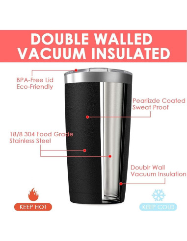 Vaso Térmico 20oz Deitybless Acero Inoxidable Aislado