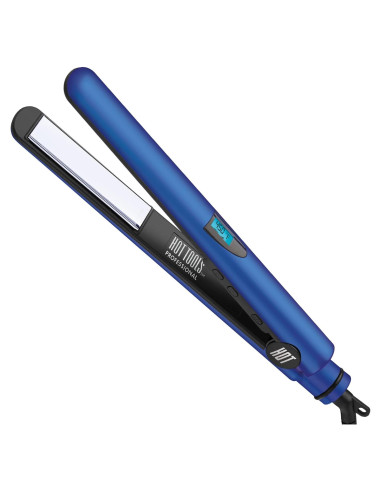 Plancha de Titanio Micro-Brillante Hot Tools 1" Azul Profesional