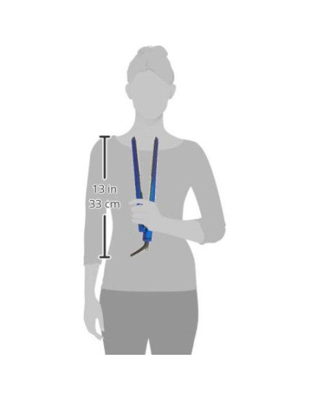 Plancha de Titanio Micro-Brillante Hot Tools 1" Azul Profesional