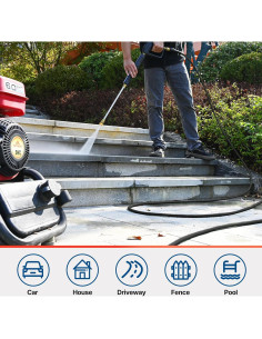 Manguera de Lavadora a Presión YAMATIC 15,24 m 3200 PSI 2