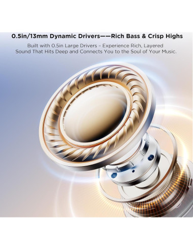 Auriculares Traductores FVYAO Bluetooth 5.4, 134 Idiomas, ANC