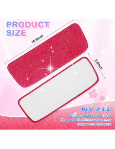 Almohadillas de Microfibra Reutilizables iKEEPOW 41.91 cm - 2 Paquete 2