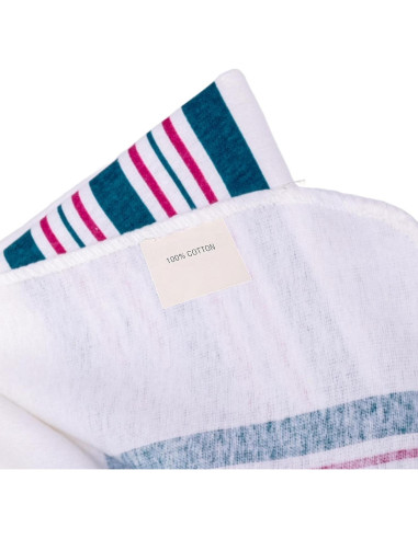 Mantas de Recepción para Bebés Vakly - Paquete de 3 Algodón 100%