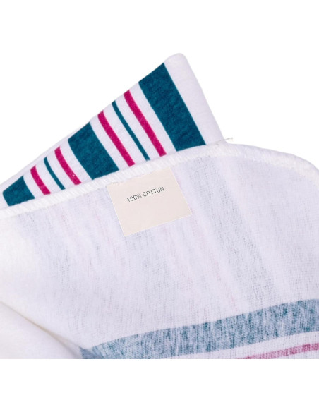 Mantas de Recepción para Bebés Vakly - Paquete de 3 Algodón 100%