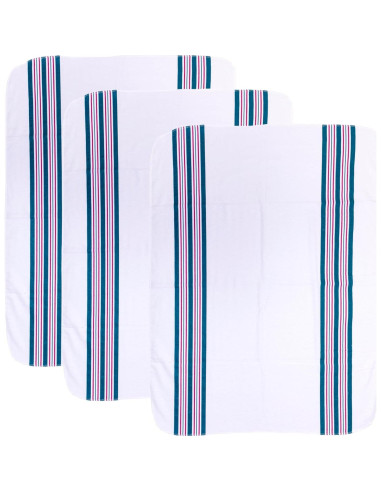 Mantas de Recepción para Bebés Vakly - Paquete de 3 Algodón 100%