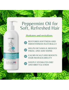 Acondicionador Vegano Edenika de Menta y Caléndula 473 ml 2