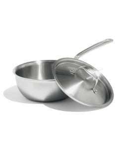 Sartén Saucier Acero Inoxidable Made In 2 Cuartos - Italia