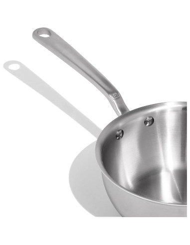 Sartén Saucier Acero Inoxidable Made In 2 Cuartos - Italia