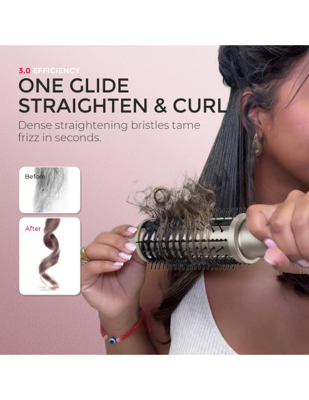 Cepillo Térmico TYMO Stylux Pro 1.5" Alisador y Rizador 2 en 1 Cepillo Térmico TYMO Stylux Pro 1.5" Alisador y Rizador 2 en 1
