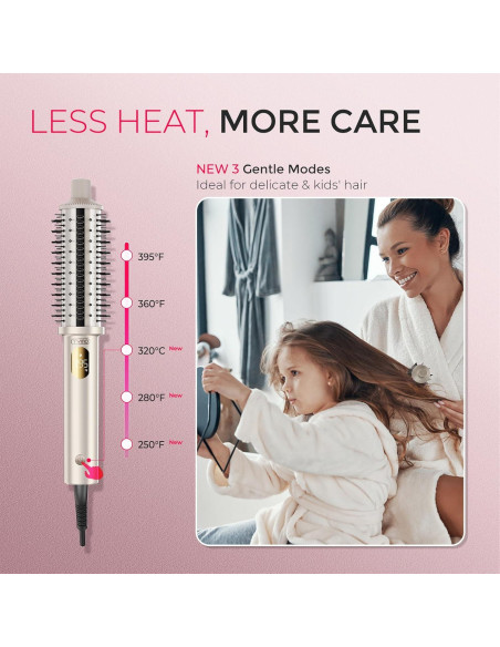 Cepillo Térmico TYMO Stylux Pro 1.5" Alisador y Rizador 2 en 1 Cepillo Térmico TYMO Stylux Pro 1.5" Alisador y Rizador 2 en 1