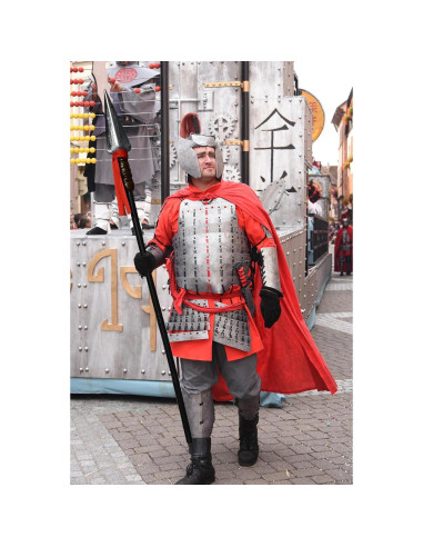 Casco Medieval Espartano Nicky Bigs + Lanza Prop 150 cm