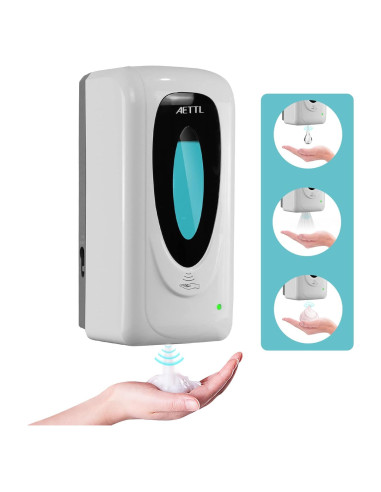 Dispensador de Jabón Espumoso Automático AETTL 1000ml Sin Contacto