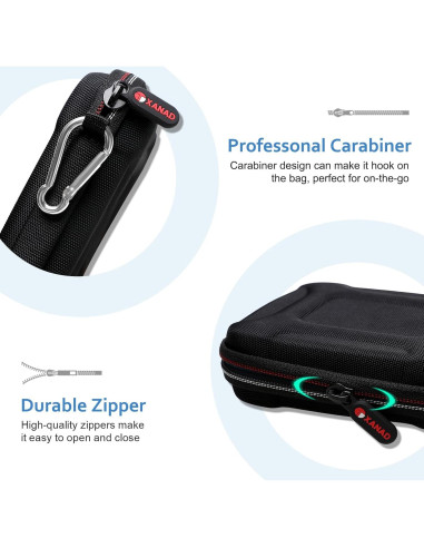 Funda Dura XANAD para SSD Sandisk Pro/Samsung T7 - Negro