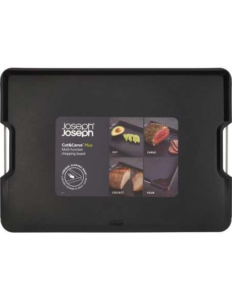 Tabla de Cortar Antideslizante Joseph Joseph 40.9x29cm Negra