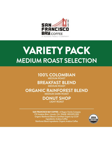 Cápsulas de Café Compostables San Francisco Bay 40 Ct Tostado Medio