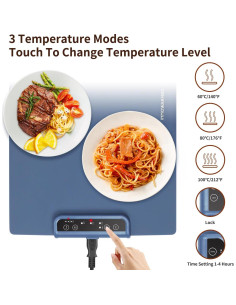 Manta Calentadora Eléctrica INNOWARMER 39.9x11.9cm Azul 2
