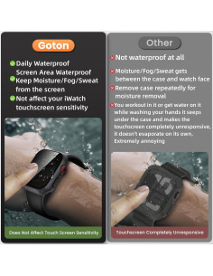 Funda Impermeable Goton para Apple Watch 45mm - Protección Privacidad 2