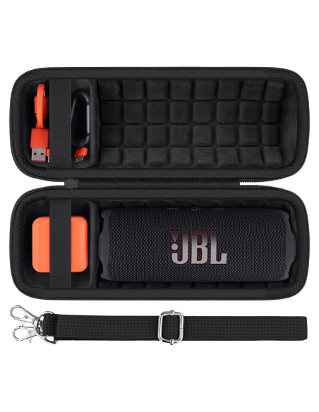Funda Dura Baval para Altavoz JBL Flip 7 Impermeable Negra